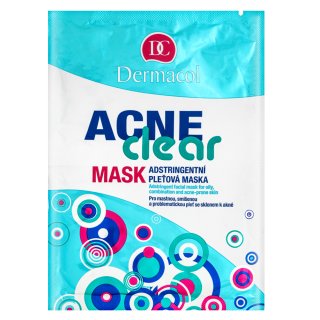 Dermacol ACNEclear pflegende Haarmaske Adstringent Facial Mask 2 x 8 g